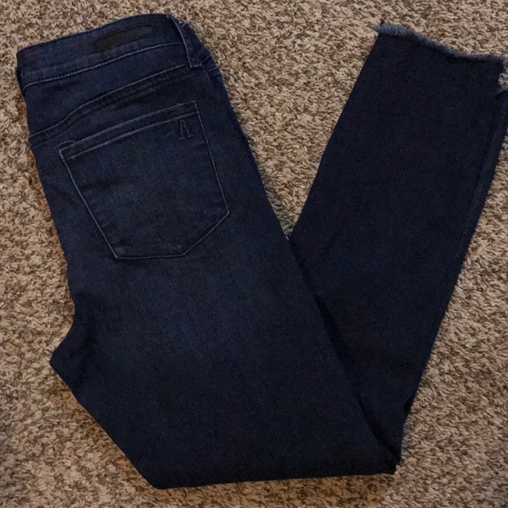 Articles of Society Carly Crop- Raw Hem